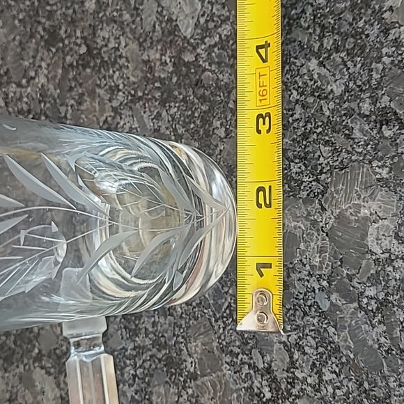 Vintage Javit Handcut Crystal Cordial Decanter with 6 Glasses - Picture 10 of 16